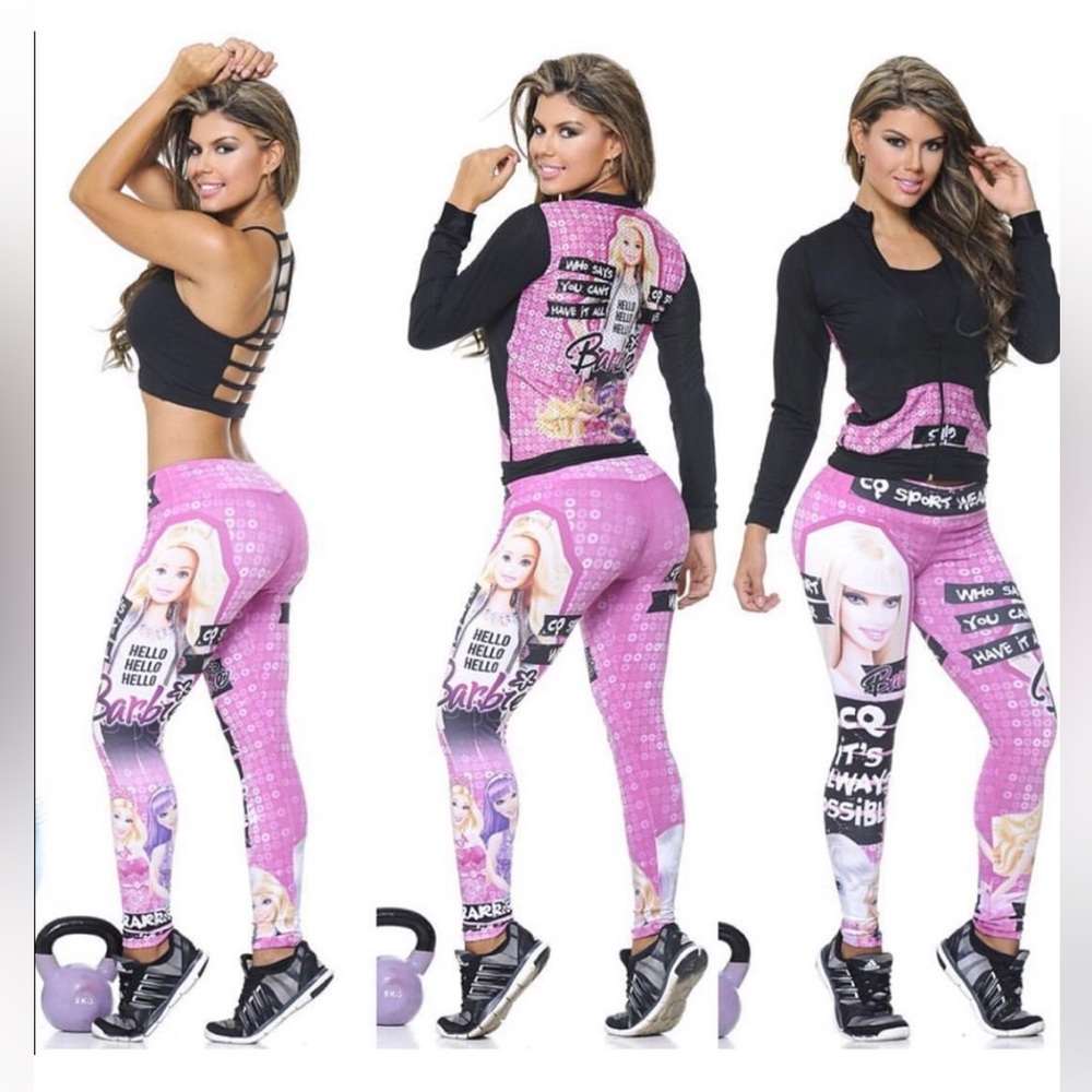 Barbie workout leggings